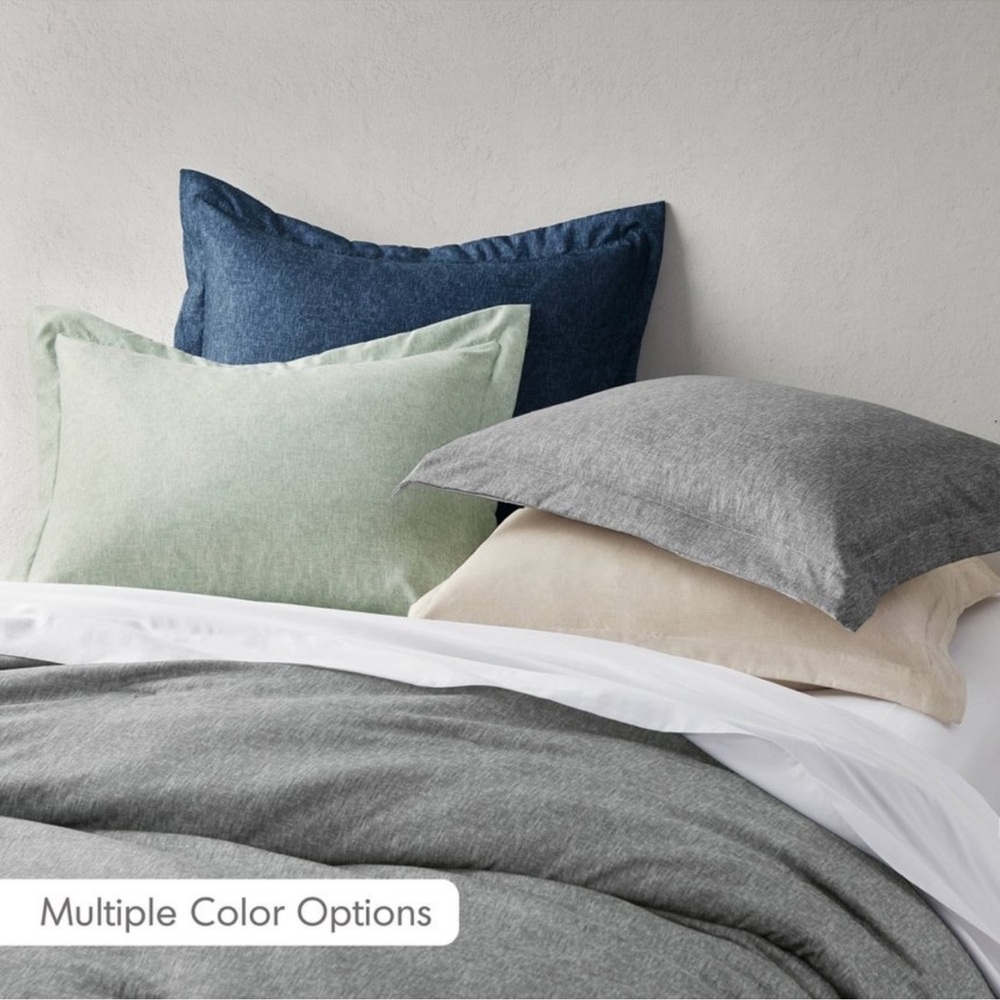 New OEKO-TEX Certified Twin/Twin Extra Long Camden Comforter Set Sage Green - Picture 2 of 8